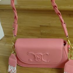 Brand New Shoulder Or Crossbody With 2 Straps 
