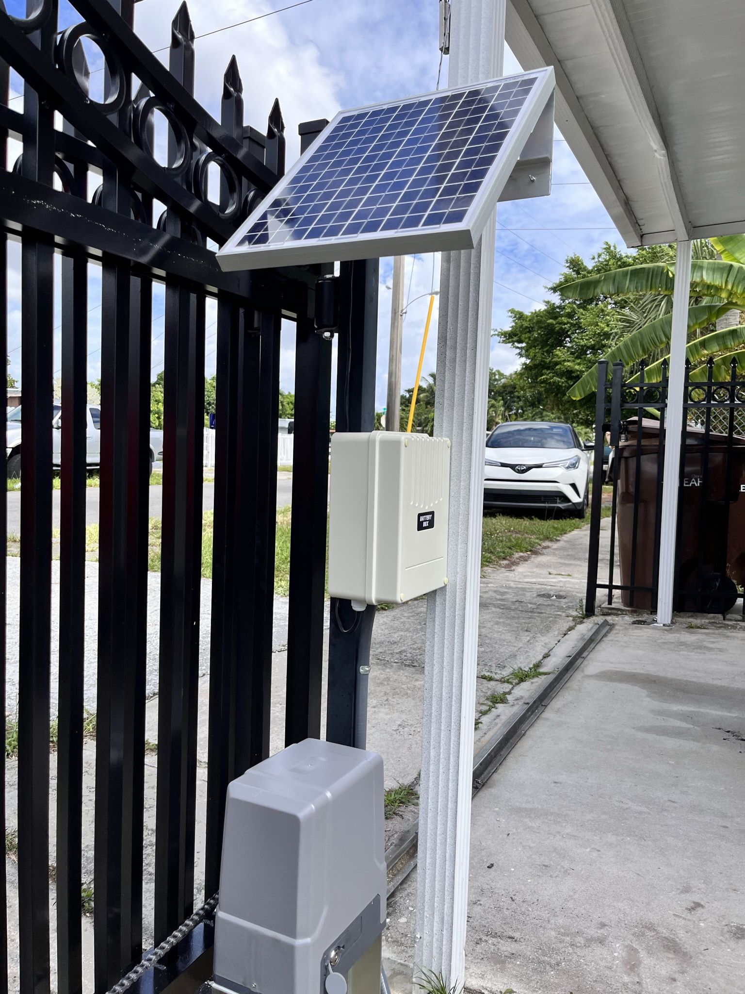 Motor Para Rejas Con Panel Solar | Motor For Gate With Solar Panel