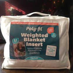 Poly -Fil Weighted Blanket Insert