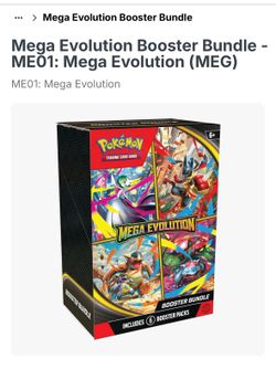 Mega Evolution Booster Bundle