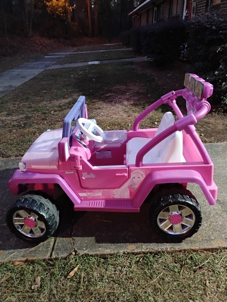 Electric Barbie Jeep