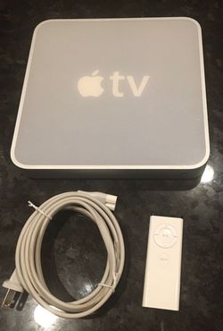 Apple TV 1st Generation with Power Cord and Remote