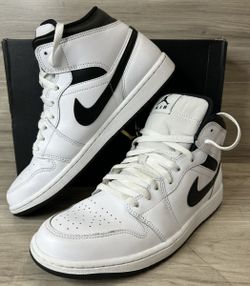 Nike Air Jordan 1 Mid Reverse Panda Men'S Size 11.5 DQ8426-132 (PO1027382)