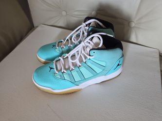 Jordan Max Aura Teal High-Top Sneakers