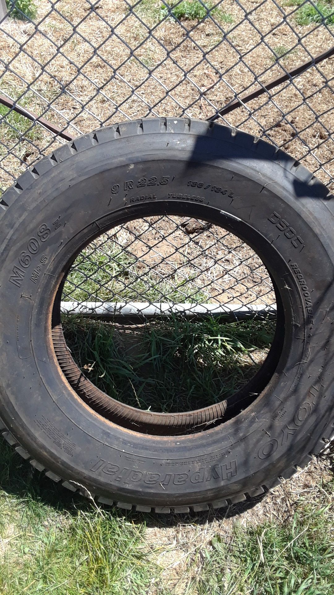 Pair of new Toyo hyparadial truck tires size 9 R 22.5