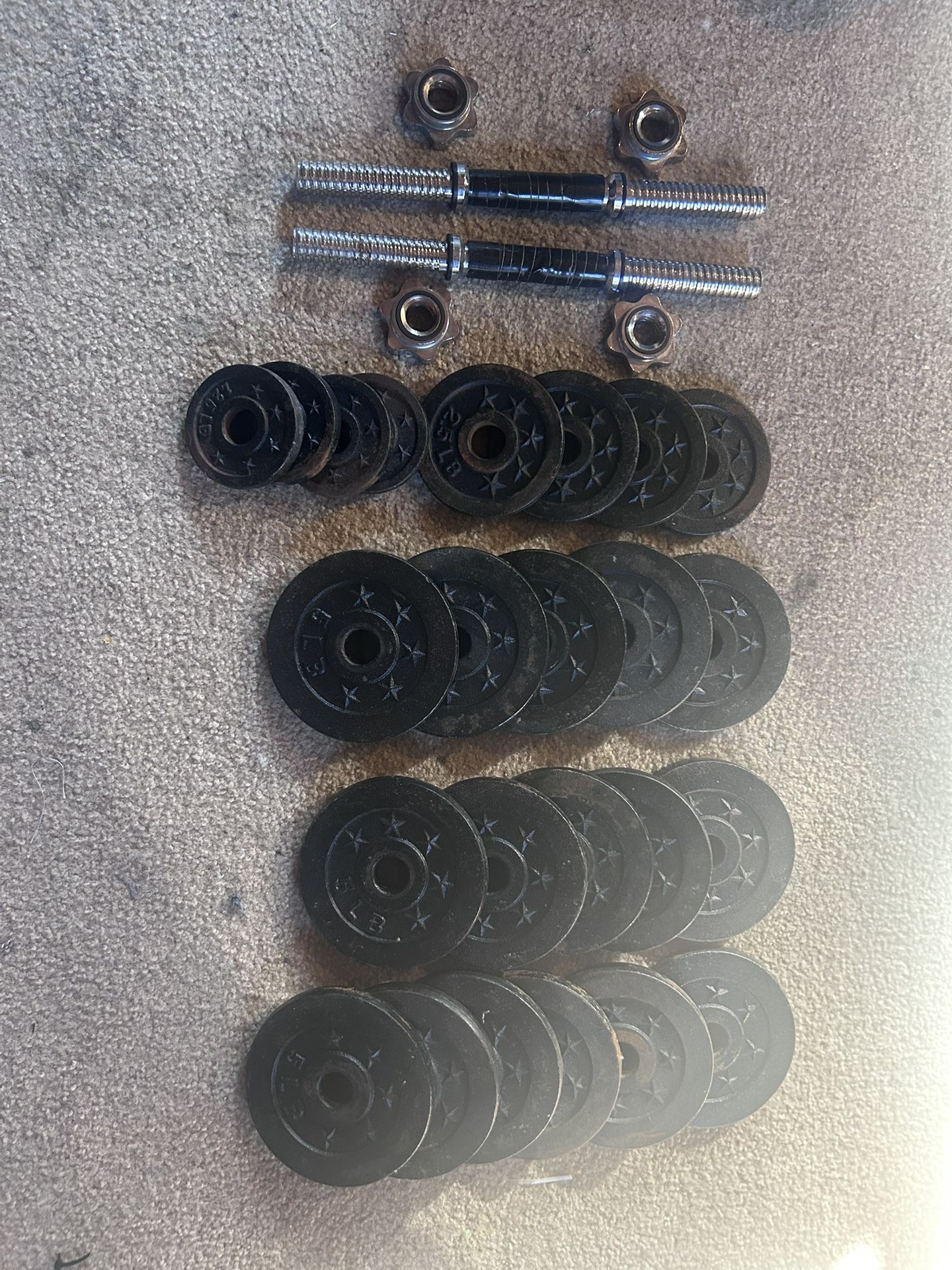 100 Lb Weight Set