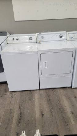 Speed Queen Washer and Electrical Dryer Set