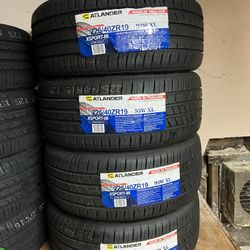 225/40/19 Atlander   New Tires Set Of 4 Installed And Balanced Set De 4 Llantas Nuevas Instaladas Y Balanceadas