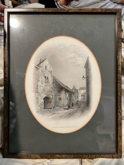 Antique 1800s Book Plate Prints