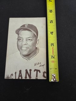 Willie Mays San Francisco Giants Exhibit Card