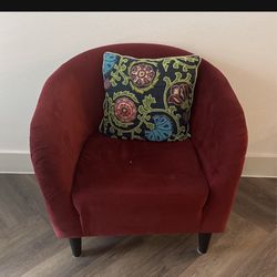 Red sofa chair 