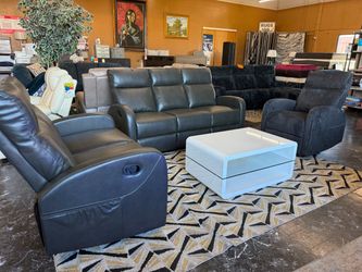 NEW Manual Reclining Sofa & Loveseat Set