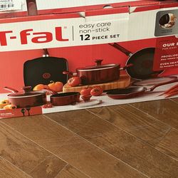 Brand new red TFal Pot Set
