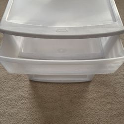 Sterilite Wide Clear 3 Drawer 