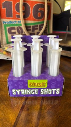 New 6 pack jell-o shot syringes