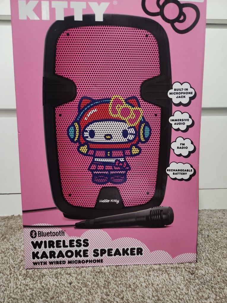 Hello Kitty Wireless Karaoke Speaker