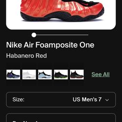 Nike Air Foamposite One (blue Void Rugged Orange)