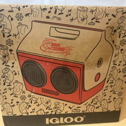 Igloo Playmate Kool Tunes Cooler Bluetooth Speaker -RED