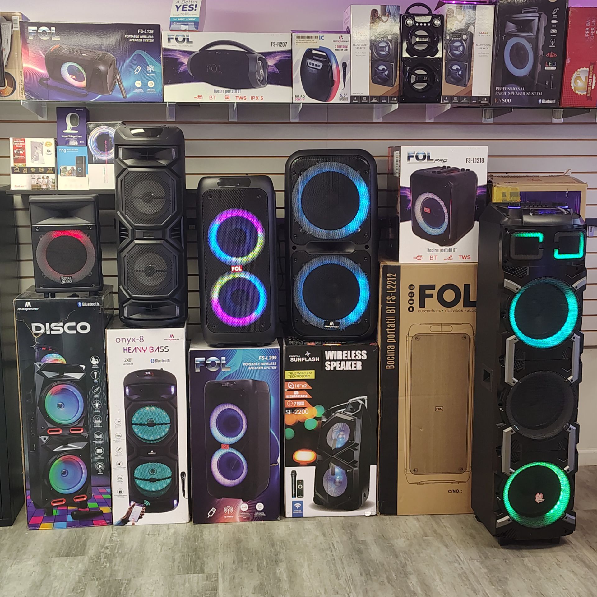 Altavoz para fiestas disco con sonido potente 🔊 — Desde solo $79 en adelante