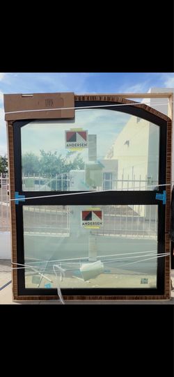 Black arch bigger picture window 72x93