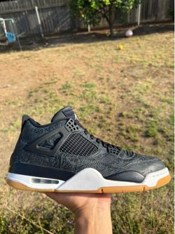 Jordan 4 Retro "Laser Black Gum"