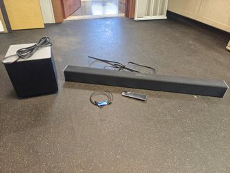 Vizio Soundbar and Wireless Subwoofer