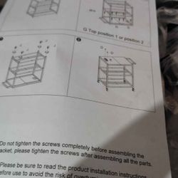 New Rolling Cart With Outlet Connection And USB 
