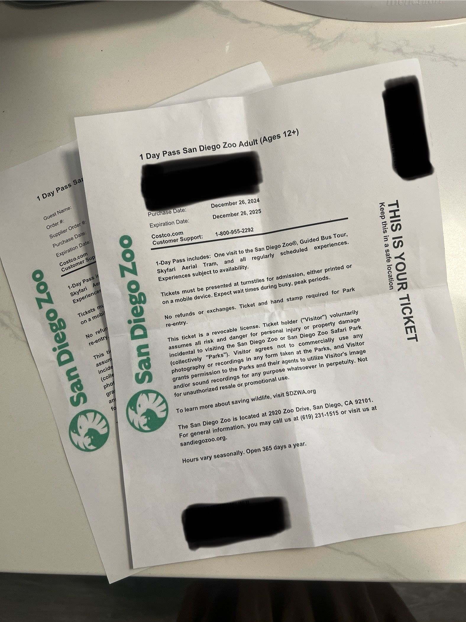 San Diego Zoo Tickets