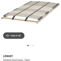IKEA: LÖNSET Slatted bed base, Twin NEW!!