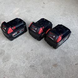 Milwakee batteries