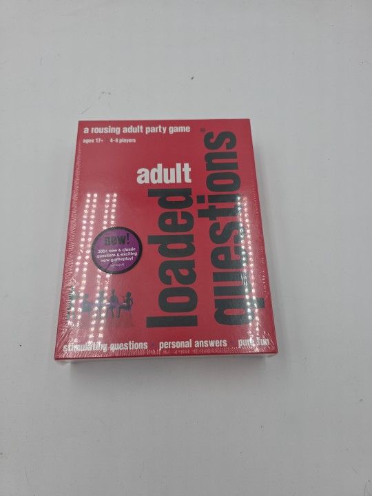 NEW Adult Loaded Questions A Rousing Adult Party Game SEALED 2015 17+ 4-6 Player
