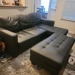 Leather Sectional
