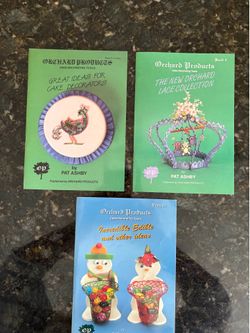 Orchard products, cake, decorating tools by Pat Ashby