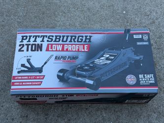 Brand New unopened Pittsburgh 2 Ton Low Profile Floor Jack