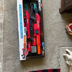 X shot ( Nerf Like ) 5 Gun Huge Set Brand New  ( I Have 3 To Sell) 