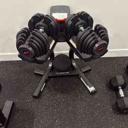 Bowflex 90 Pound Adjustable Dumbbells 