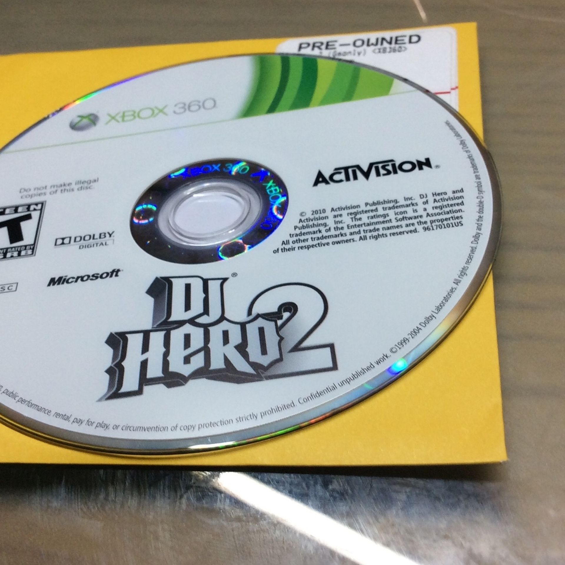 Xbox 360 Dj Hero 2