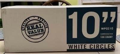 10” White Cake Boards – 100 Count Sealed Box