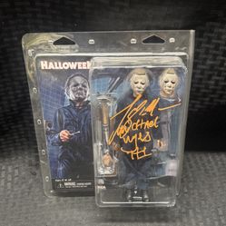 UNOPENED - NECA Halloween II Michael Myers 8" Action Figure Signed By Tony Moran 