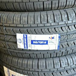 265/70/16 Set De Llantas Nuevas 