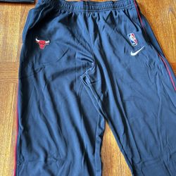 Chicago Bulls Nike Joggers. Size LARGE