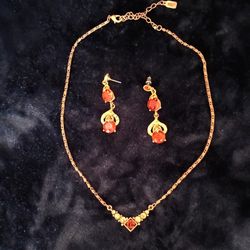 Necklace And Earrings Set 