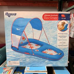 Aqua Ultimate Sunshade Recliner Brand New In Box 