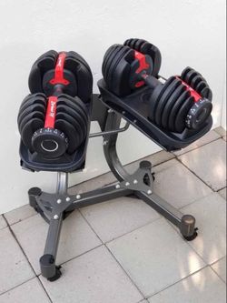 Bowflex Adjustable SelectTech Dumbbells 552  Set with Stand