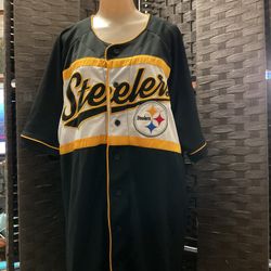 NFL Adults Game Day #33 Button Down Baseball Jersey Shirt - Unisex S-XXL 