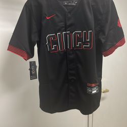 YOUTH Cincinnati Reds De La Cruz stitched jersey message for size availability 