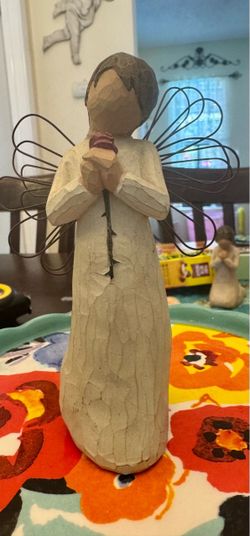 Willow Tree Angel Figurine RETIRED LOVING ANGEL 2002 DEMDACO SUSAN LORDI
