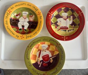 International chef collection plates
