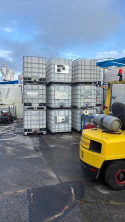 Caged containers