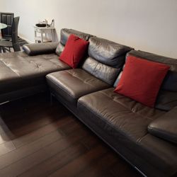Leather Sectional - Sofa 